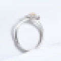 Женская стерлингового серебра 925 Хризантема-образное отверстие кольцо